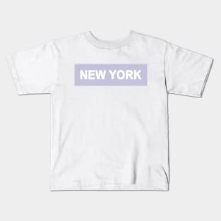 Purple New York Kids T-Shirt